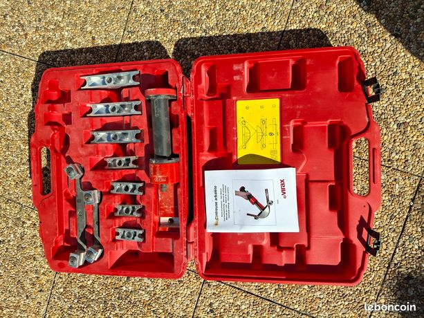 Cintreuse arbalète Virax 250065 Coffret complet 7 matrices 10 à 22 mm