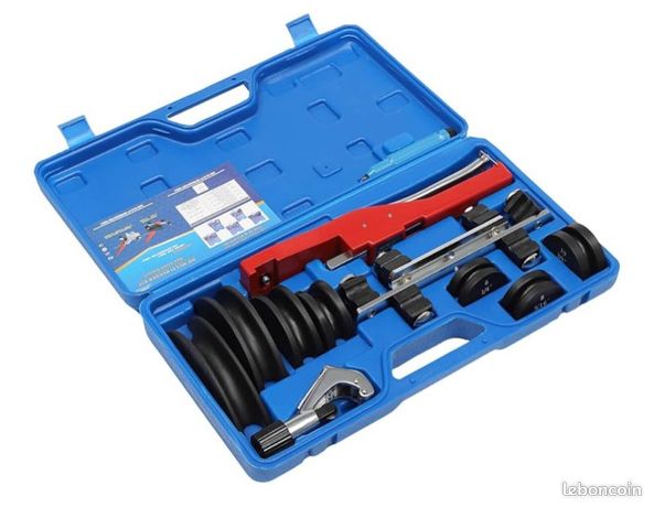 Cintreuse de tubes manuelle à 90 degrés avec diamètre de flexion de 6 à 22 mm - En métal - Cintreuse de tubes en acier - Outil de cintrage en aluminium - Outil de cintrage de tubes en cuivre
