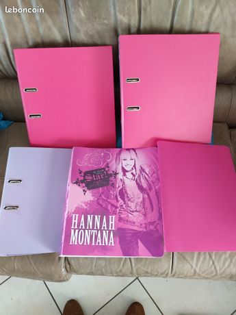 Classeurs Exacompta rose fuschia+2 souples format A4