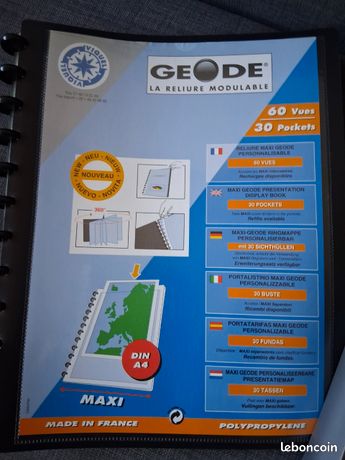 Classeurs porte vues