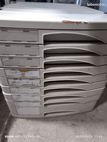 Classeurs tiroirs rangement