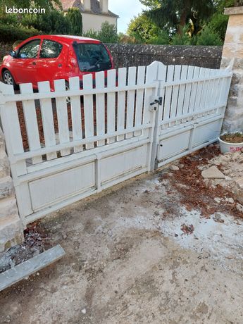 Claustra + portillon + portail pvc