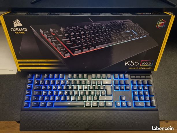 Clavier Gamer Corsair K55 RGB AZERTY