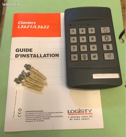 Clavier Logisty L3621 Diagral TF200F