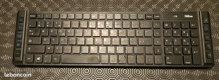 Clavier Sans Fil avec Touches Multimédias