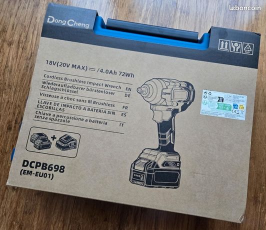Clé à choc sans fil Dong Cheng 20V sans balais