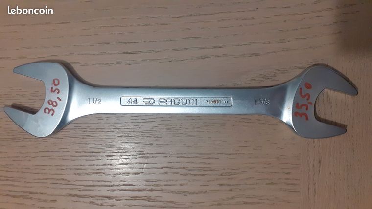Clé à fourche Facom "Série 44" 1"3/8x1"1/2