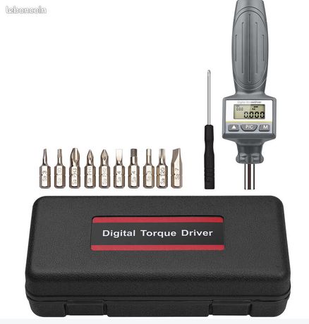 Clé dynamométrique réversible à écran LCD