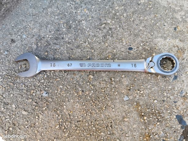 Clé mixte à cliquet facom