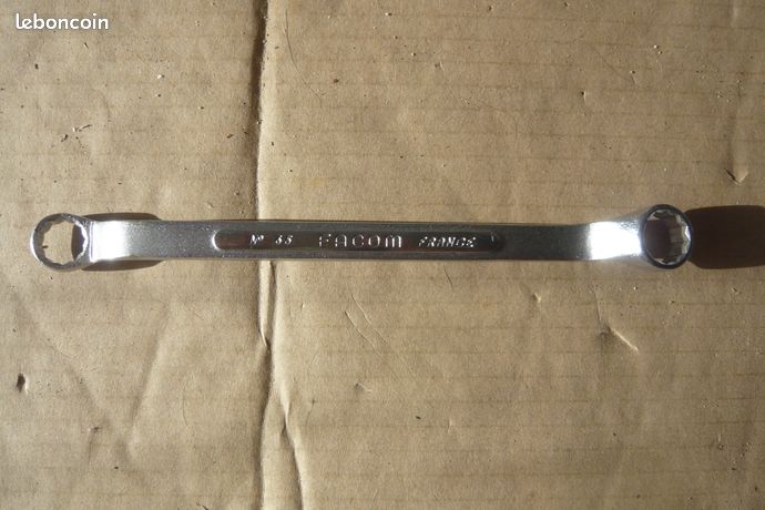 Clé Polygonale En Pouces 1/2.9/16 Contre Coudée N°65 Facom France Vanachrome