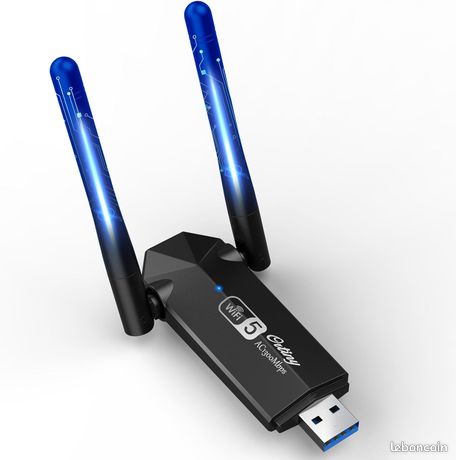 Clé Wifi 2.4G / 5GHz Puissante AC1300Mbps Neuve