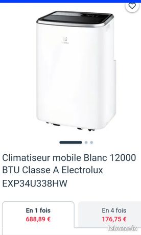 Climatisation mobile electrolux