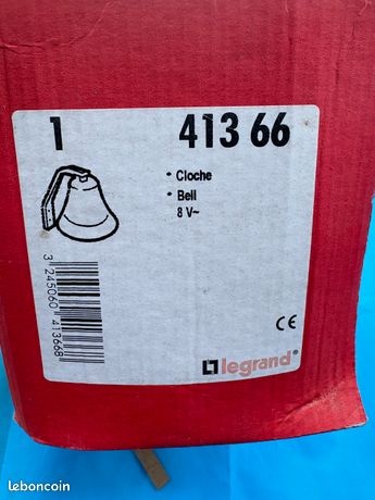 Cloche bronze poli Legrand 41366