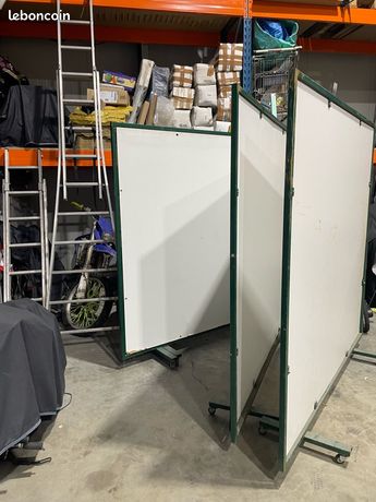 Cloisons amovibles sur roulettes