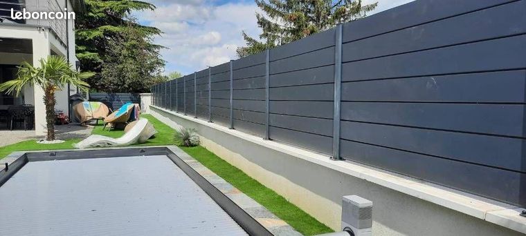 Cloture 100 % Aluminium