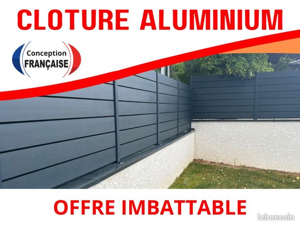 Cloture 100% aluminium
