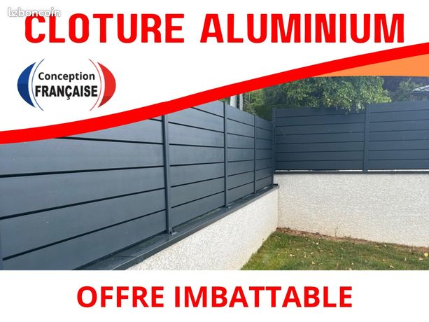 Cloture Aluminium de jardin