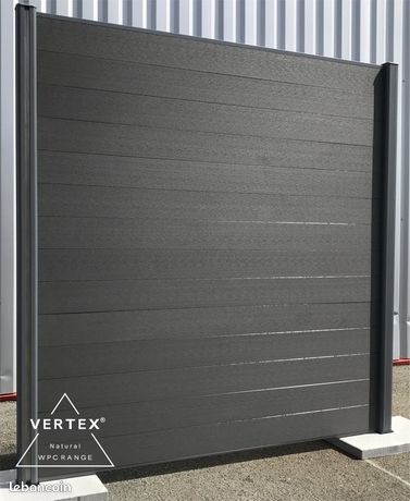 Clôture bois composite & aluminium