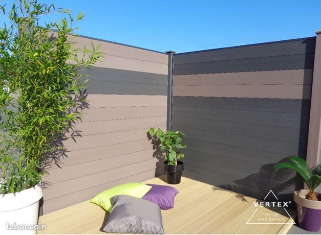 Clôture bois composite & aluminium