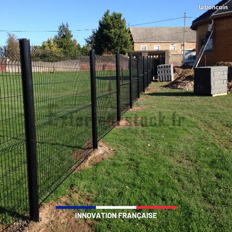 Clôture de Jardin Noir - Économisez avec Déstockage
