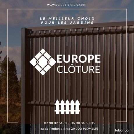 Cloture facile à poser