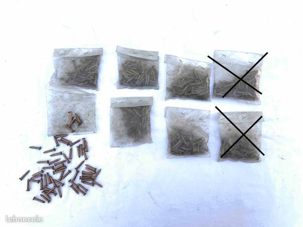 Clous cuivre rouge 5 sachets