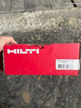 Clous x-c20 pour Cloueur hilti à batterie BX3