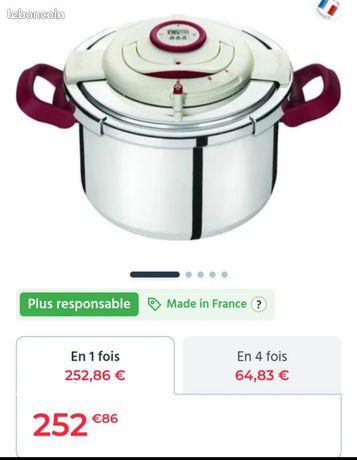Cocotte minute seb clipso+ précision Avec minuteur intelligent 8L