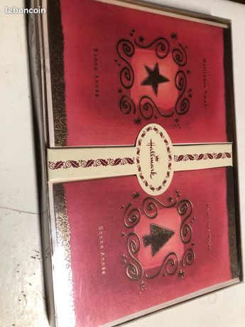 Coffret 10 cartes de vœux et 10 enveloppes