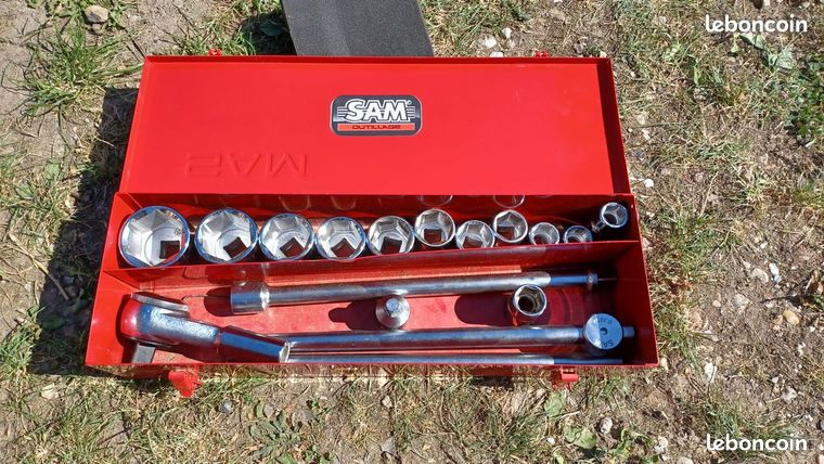 Coffret 17 douilles et accessoires 3/4" SAM