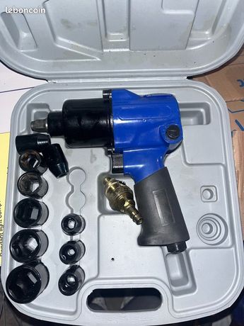 Coffret clé à choc pneumatique