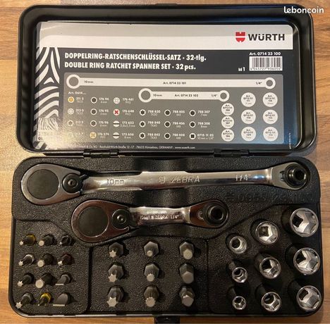 Coffret Clés Double Cliquet 32 Pièces