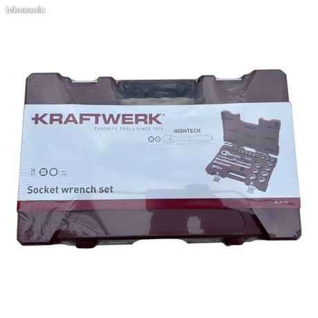 Coffret cliquet et douillet 1/2 Kraftwerk