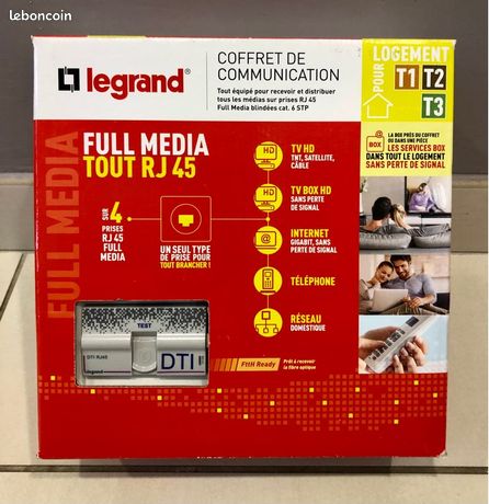 Coffret de communication Legrand T1 T2 T3
