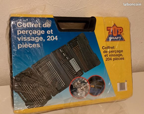 Coffret de perçage et de vissage 204 Pièces