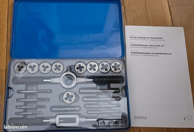 Coffret de tarauds pour filetage powerfix