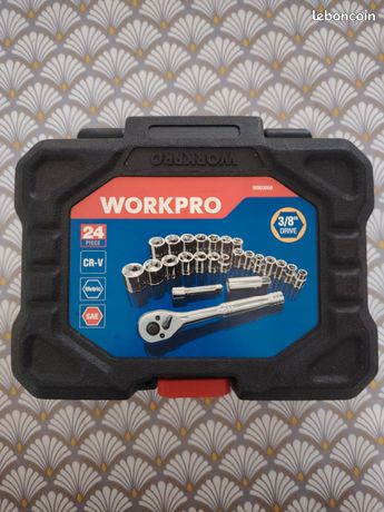 Coffret douilles et clé a cliquet neuf