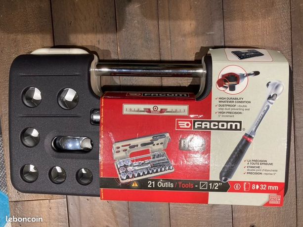 Coffret Facom 1/2 cliquet douilles SL.DBOX1IM
