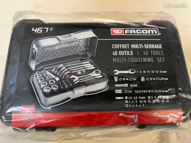 Coffret multi-serrage à cliquet compact FACOM neuf