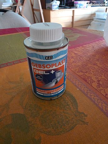 Colle pvc - GEB gebsoplast GEL + eau potable