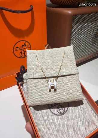 Collier Hermès grand blanc