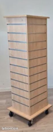 Colonne rainuré sur roue