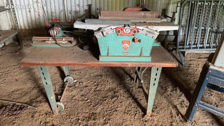 Combiné bois + scie à ruban