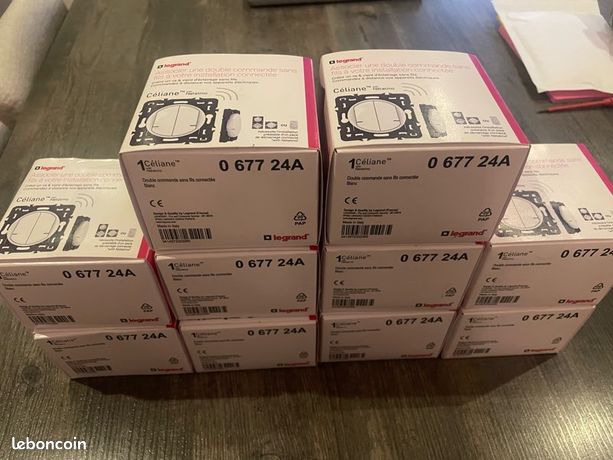 Commande double Celiane sans fil Legrand Netatmo 067724A