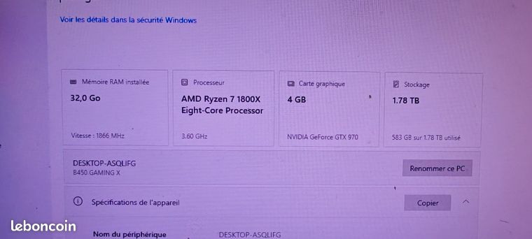 Composants Ordinateur gaming