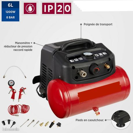 Compresseur d'air 6 Litres gratuite en Europe