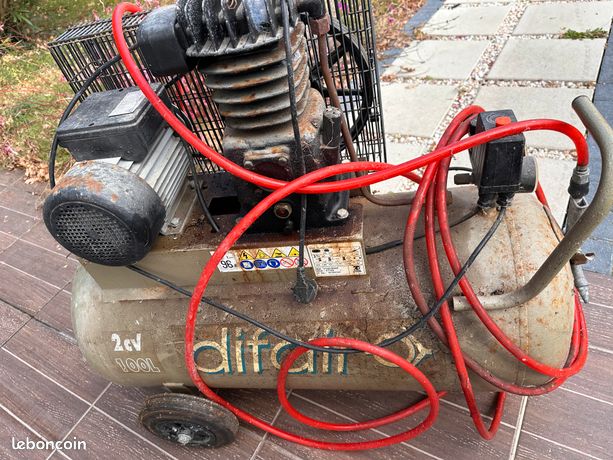 Compresseur DIFOOL 2CV 100L