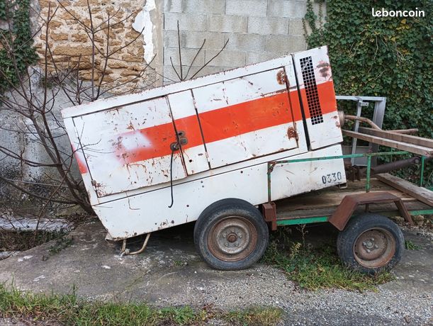 Compresseur thermique sur remorque