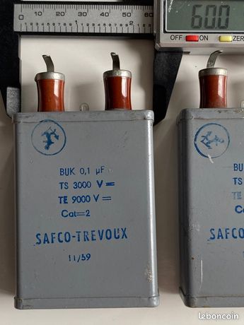 Condensateurs SAFCO-TRÉVOUX