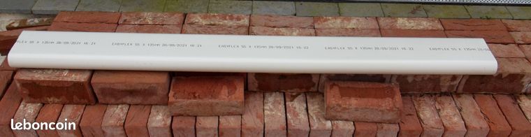 Conduit de ventilation oblong rigide